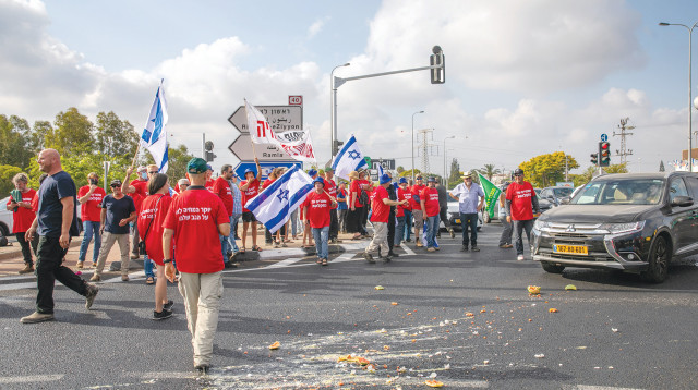 הפגנת החלקאים (צילום: יוסי אלוני, פלאש 90)