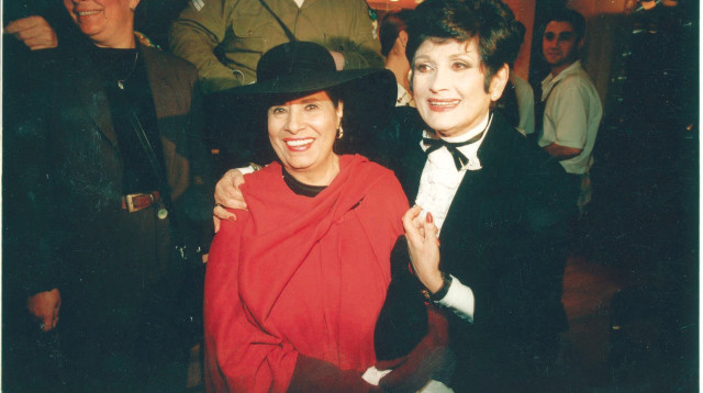 יפה ירקוני (מימין) ושושנה דמארי (צילום: נאור רהב)