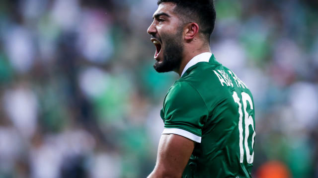 שחקן מכבי חיפה מוחמד אבו פאני (צילום: מאור אלקסלסי)