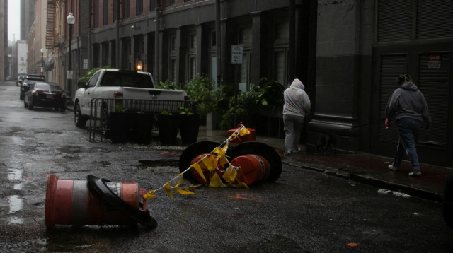 סופת "אידה" בלואיזיאנה (צילום: REUTERS/Marco Bello)