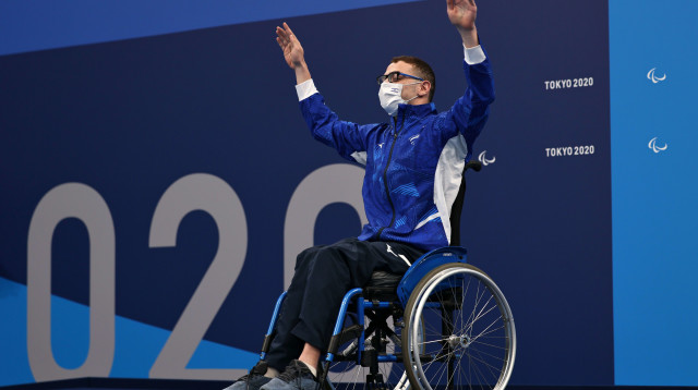 עמי דדאון, שחיין פראלימפי (צילום: GettyImages, Buda Mendes)