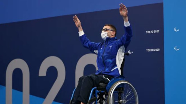 עמי דדאון, שחיין פראלימפי (צילום: GettyImages, Buda Mendes)