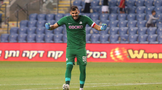 שוער מ.ס. אשדוד רועי משפתי (צילום: קובי אליהו)