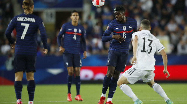 פול פוגבה שחקן נבחרת צרפת (צילום: רויטרס)