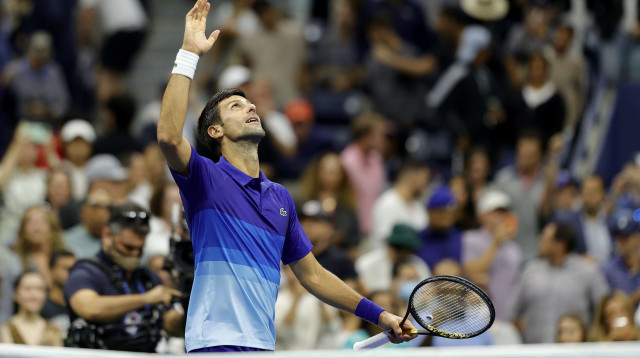 נובאק דג'וקוביץ', טניסאי סרבי (צילום: GettyImages, Sarah Stier)