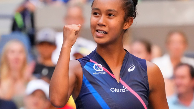 הטניסאית הקנדית ליילה פרננדס (צילום: רויטרס)