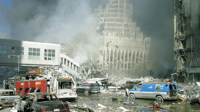 הריסות אחרי פיגועי 11 בספטמבר (צילום: רויטרס)