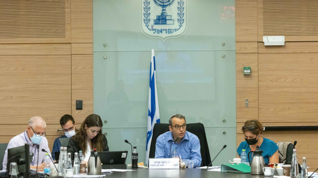 דיון בוועדת החוקה בראשות גלעד קריב (צילום: יונתן זינדל, פלאש 90)