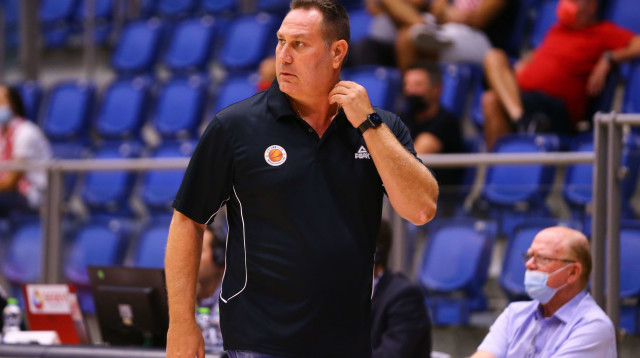 מאמן מכבי ראשון לציון גיא גודס (צילום: לירון מולדובן)