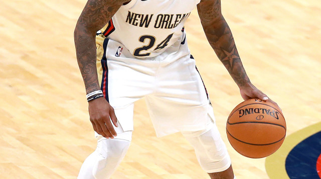 אייזיאה תומאס במדי ניו אורלינס פליקנס (צילום: GettyImages, Sean Gardner)