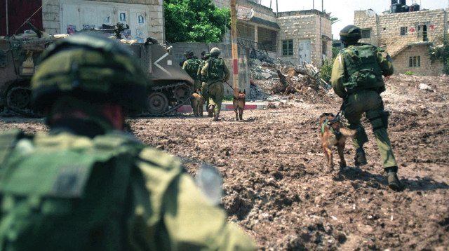 ג'נין במבצע "חומת מגן" (צילום: דובר צה"ל)