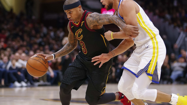 אייזיה תומאס, סטפן קרי (צילום: GettyImages, Michael Hickey)