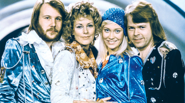 להקת אבבא (צילום: OLLE LINDEBORG AFP via Getty Images)