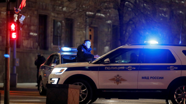 ניידת משטרה ברוסיה (אילוסטרציה) (צילום: REUTERS/Shamil Zhumatov)