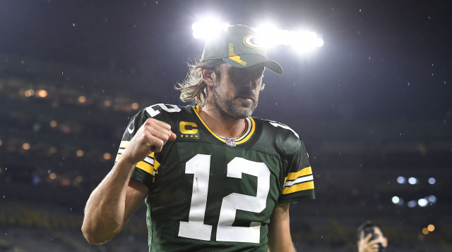 שחקן גרין ביי פאקרס ארון רוג'רס (צילום: GettyImages, Quinn Harris)