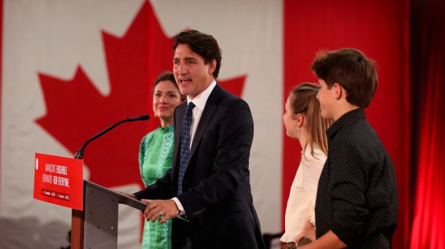 ראש ממשלת בריטניה, ג'סטין טרודו (צילום: רויטרס)