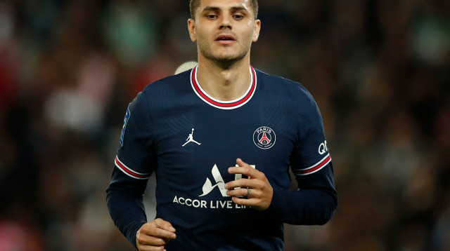 מאורו איקרדי שחקן פריז סן ז'רמן (צילום: רויטרס)