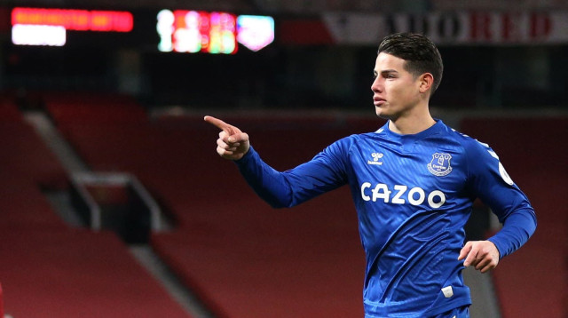 חאמס רודריגס שחקן אברטון (צילום: רויטרס)