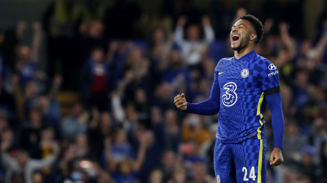 העלה את צ'לסי שלב כשדייק בפנדל המכריע. ריס ג'יימס (צילום: רויטרס)