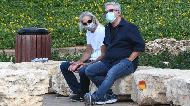 שלמה ארצי ומאיר ישראל (צילום: ראובן קסטרו)