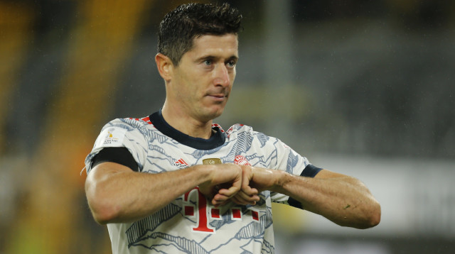 רוברט לבנדובסקי שחקן באיירן מינכן (צילום: רויטרס)