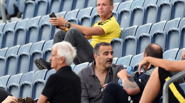 אייל סגל בעלי מכבי נתניה (צילום: ברני ארדוב)