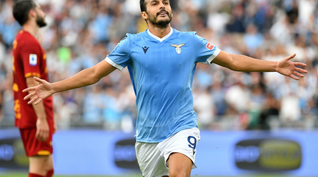 חגג מול האקסית? פדרו (צילום: אימג'בנק  GettyImages, Marco Rosi - SS Lazio)