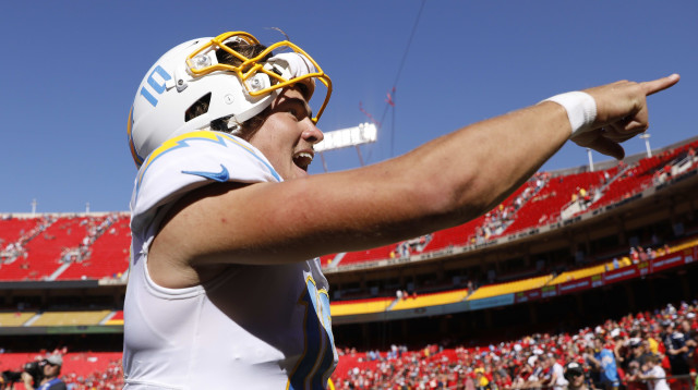 שחקן לוס אנג'לס צ'ארג'רס ג'סטין הרברט (צילום: GettyImages, David Eulitt)