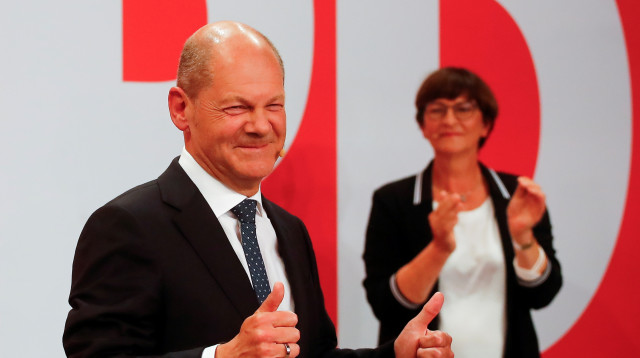 אולף שולץ (צילום: REUTERS/Wolfgang Rattay)