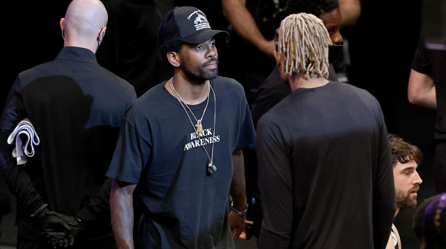 שחקן ברוקלין נטס קיירי אירווינג (צילום: GettyImages, Elsa)