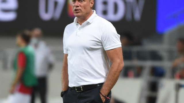 מאמן מכבי תל אביב פטריק ואן לוון (צילום: ברני ארדוב)