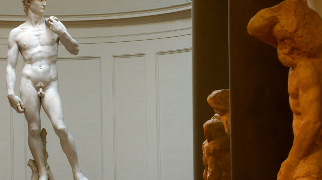 הפסל המקורי של מיכלאנג'לו (צילום: Getty images)