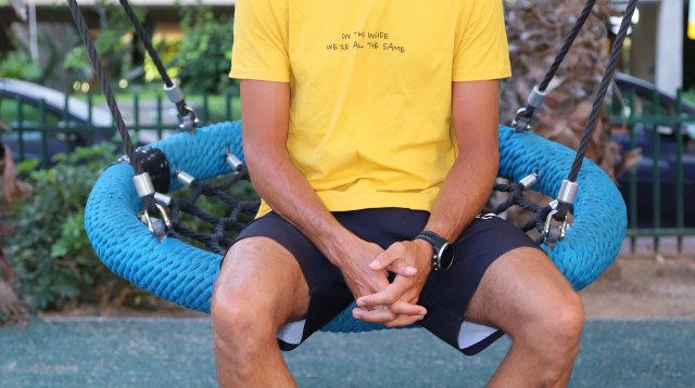 הגולש שחר צוברי (צילום: דני מרון)