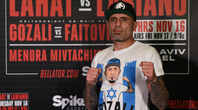 לוחם ה-MMA חיים גוזלי (צילום: קובי אליהו)