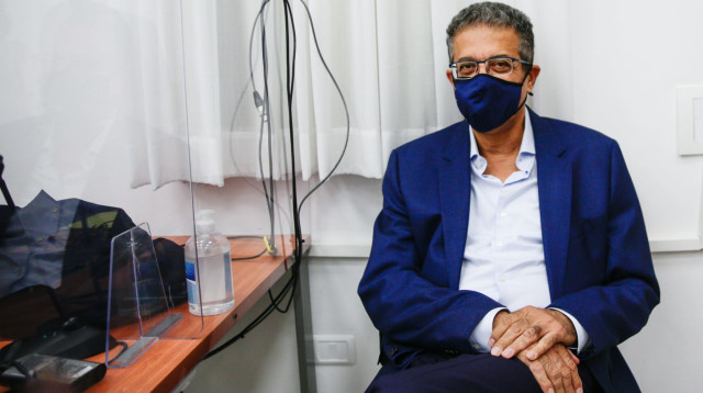 אילן ישועה, מנכ"ל וואלה לשעבר בבית המשפט (צילום: שלו שלום/TPS)