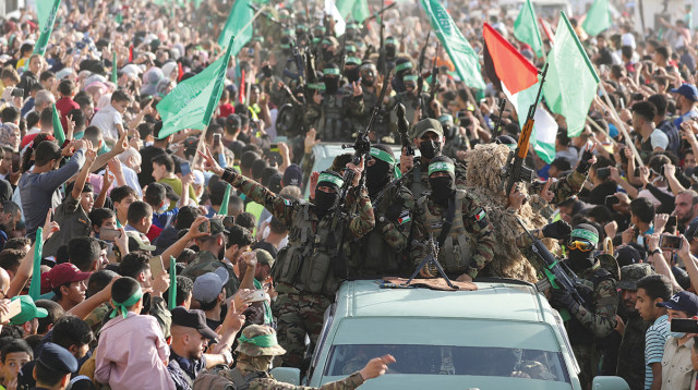 פעילי חמאס (צילום: רויטרס)