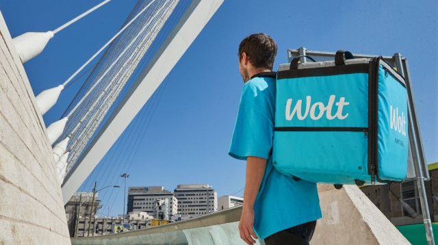 שליח וולט בירושלים (צילום: באדיבות וולט ישראל)