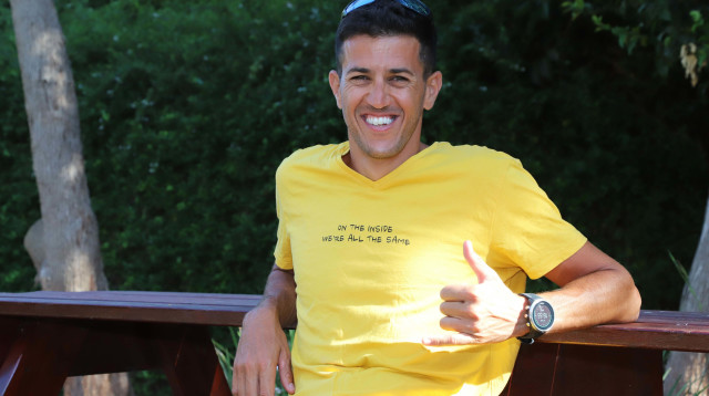 גולש ומעתה גם יו"ר ועדת הספורטאים. שחר צוברי (צילום: דני מרון)