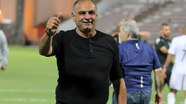 שמעון הדרי מאמן זמני עירוני קרית שמונה (צילום: אדריאן הרבשטיין)