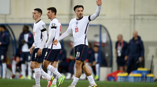ג'ק גריליש, נבחרת אנגליה (צילום: David Ramos/Getty Images)