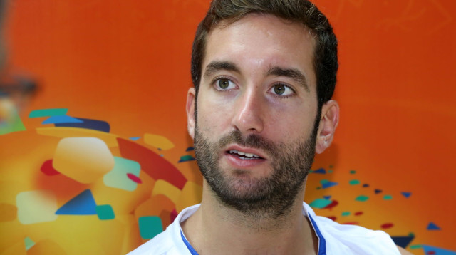 יוגב אוחיון נבחרת ישראל בכדורסל (צילום: קובי אליהו)