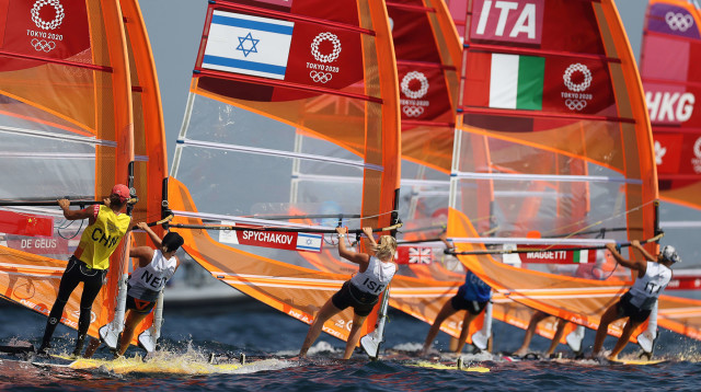 הגולשת הישראלית קטי ספיצ'קוב (צילום: רויטרס)