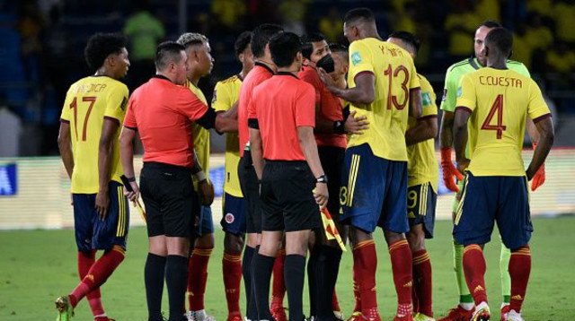 נבחרת קולומביה (צילום: Guillermo Legaria / Stringer)