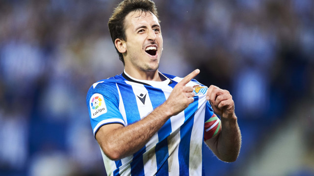 בכושר מצוין. מיקל אויארסבאל חוגג (צילום: GettyImages, Juan Manuel Serrano Arce)