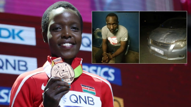 החשוד ברצח אגנס טירופ (צילום: עיבוד תמונה, רויטרס, טוויטר)