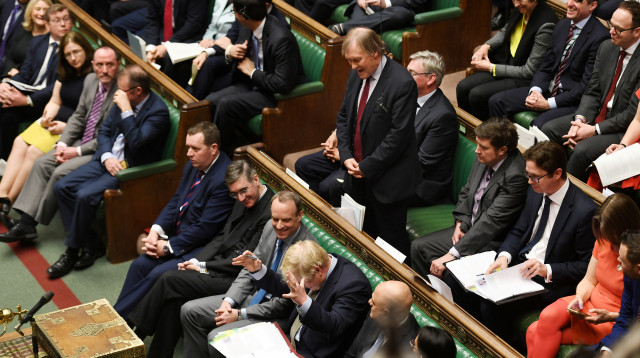 הפרלמנט בבריטניה (צילום: UK Parliament/Jessica Taylor/Handout via REUTERS)