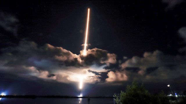 שיגור הגשושית "לוסי" של נאס"א (צילום: REUTERS/Thom Baur)