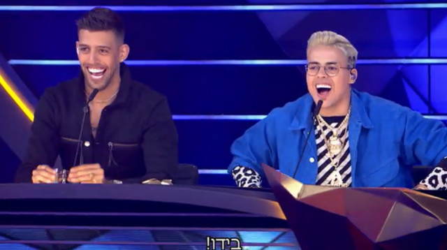 הזמר במסכה (צילום: צילום מסך קשת 12)