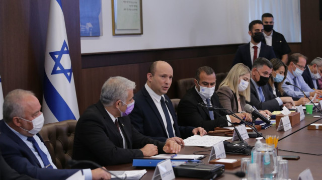 ישיבת הממשלה (צילום: אלכס קולומויסקי, פול ידיעות אחרונות)