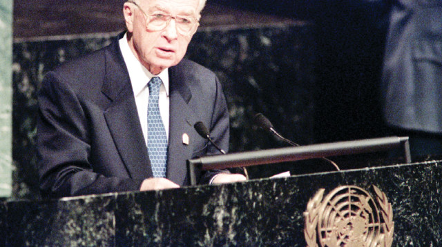 יצחק רבין ז"ל (צילום: רויטרס)